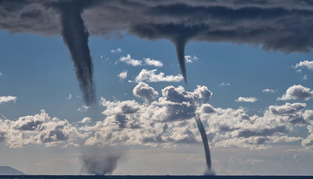 waterspouts